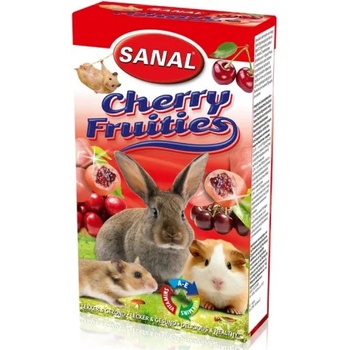 SANAL Хапки Cherry Fruities SANAL Rodent - с пълнеж череша, 50 гр, Холандия SK7712