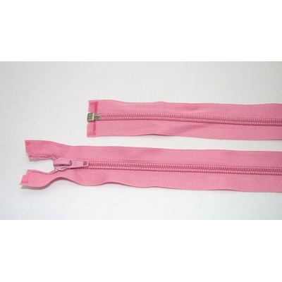 Zips špirála deliteľný 5mm - dĺžka 45cm farba tmavo ružová