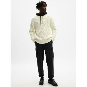 GAP Плетен пуловер с вълнена смес GAP GAP | Byal | МЪЖЕ | L
