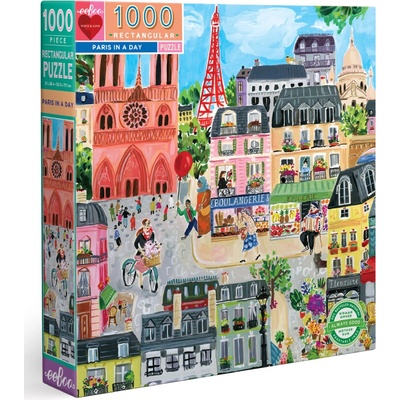 eeBoo Puzzle Eeboo Paris In A Day 1000pc (epztpd2)