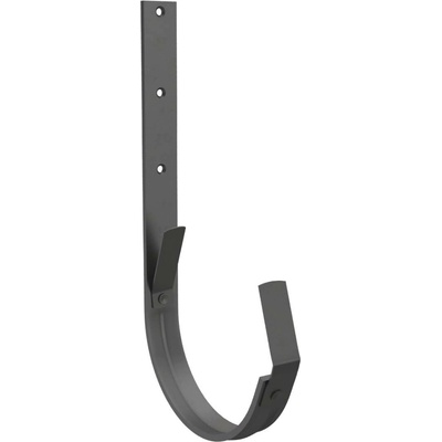 Zambelli Žlabový hák 330 mm RAL 9005 Černa