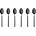 Herdmar Teaspoons set VINTAGE Black box 6pcs (148460901170100001)