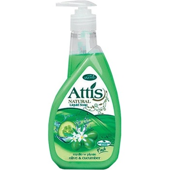 Gold drop Attis Natural Olive & cucumber tekuté mydlo dávkovač 400 ml