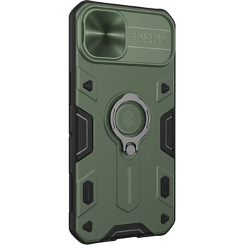 Image 1 of Nillkin Гръб Nillkin CamShield Armor Hard Case за Apple iPhone 13 - Тъмно зелен