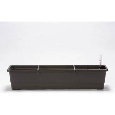 Plastia Samozavlažovací truhlík Bergamot 80 x 20 x 17 cm antracit