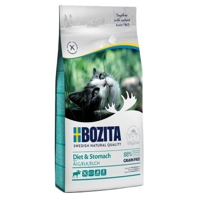 Bozita Feline Diet & Stomach Grain Free Elk 10 kg