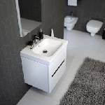 Geberit Комплект стенен шкаф Geberit Modo в лъскаво бяло с 2 чекмеджета и мивка 60 см (502.832.00.1+502.878.01.1)