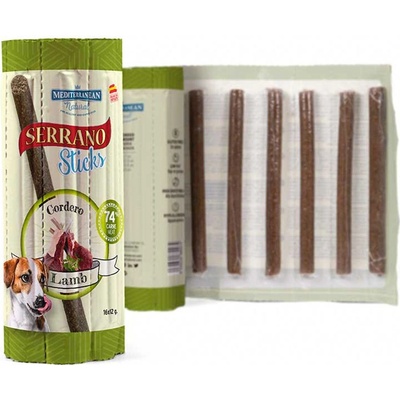 Serrano Dog Sticks Lamb, tyčinka 16 x 12 g