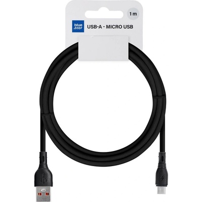 Blue Star PJ68-23-2 micro USB, 1m, černý
