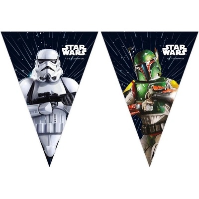 Procos GIRLANDA vlaječková Star Wars Galaxy 2,3 m – Sleviste.cz
