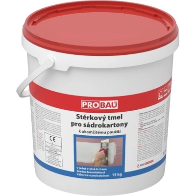 Probau Tmel stěrkový pro sádrokartony 15 kg bílá