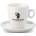 Hausbrandt Чаша и чинийка Hausbrandt Latte 180мл