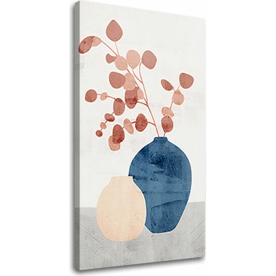 Obraz na plátne LISTY VO VÁZE 001 - 40x60 cm