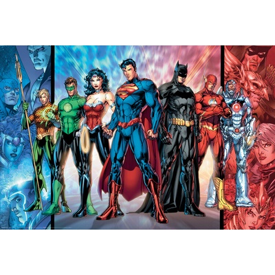 Plagát, Obraz - Justice League - United, 91.5 × 61 cm