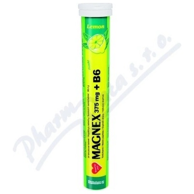 Vitabalans Magnex 375mg+B6 šumivé 20 tabliet