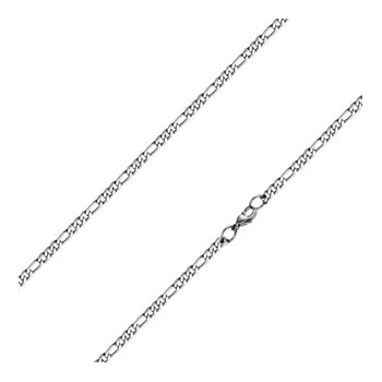 Šperky4U Ocelový řetízek figaro OPE1010-050-60