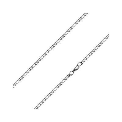 Šperky4U Ocelový řetízek figaro OPE1010-050-60