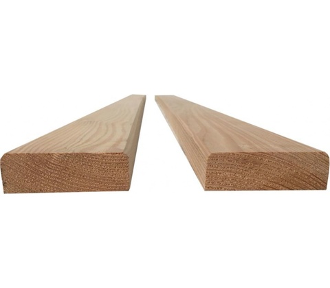 Plotová lať, 200 × 9 × 3 cm, modřín, rovná