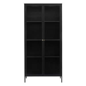 Unique Furniture Черен метален шкаф 90x190 cm Bronco - Unique Furniture (44610600)