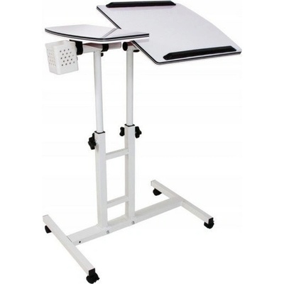 Vekr G2 Polohovateľný stolík pod notebook biely