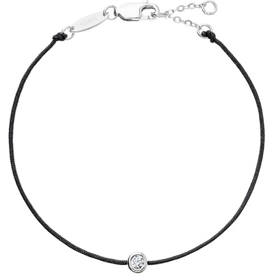 Pavona Černý proti uhranutí stříbrný kulatý 13005.3