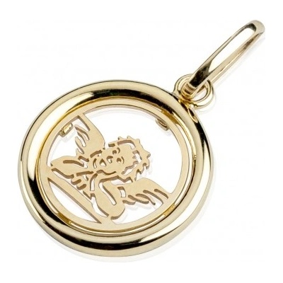 Luxur přívěsek Angelic ze žlutého zlata-14 2 1075.0Z00.0.00.000.21