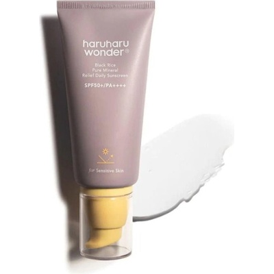 haruharu wonder Слънцезащитен крем с черен ориз SPF50 Haruharu WONDER Black Rice Pure Mineral Relief Daily Sunscreen (32327)