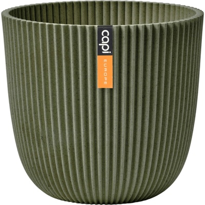Capi Indoor kvetináč Ball Groove 16,5 x 15 cm - green