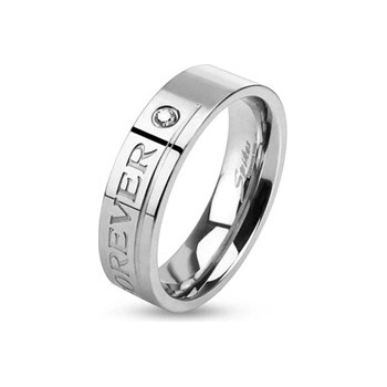 Šperky4U Ocelový prsten Forever OPR1051
