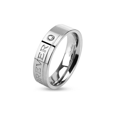 Šperky4U Ocelový prsten Forever OPR1051