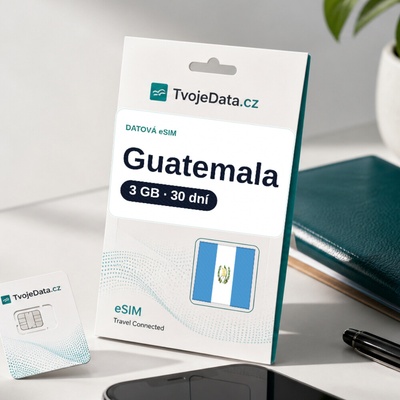 eSIM Guatemala 3 GB / 29 dní - Guatemala EE267E