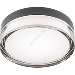 Redo Group 01-3733 - LED таванен осветител FRISBI LED/8W/230V IP44 черен (UN1722)