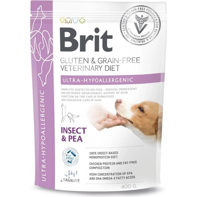 Brit Grain Free Veterinary Diets Dog Ultra-Hypoallergenic Insect 0,4 kg