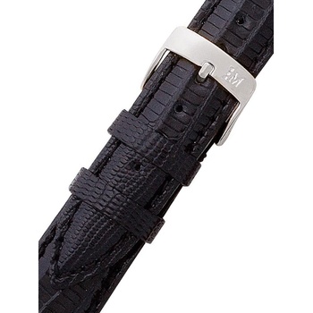 Morellato A01U0856041019CR16 Black Lizard Watch Strap 16mm (A01U0856041019CR16 Black Lizard Watch Strap 16mm)