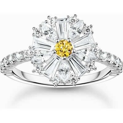 Thomas Sabo strieborný prsteň Lovely Daisy TR2493 051 4
