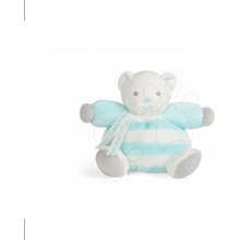 medveď BeBe Pastel Chubby tyrkysovokrémový pre najmenšie deti v darčekovom balení 18 cm