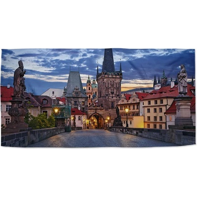 Sablio Ručník s potiskem Karlův most 30 x 50 cm