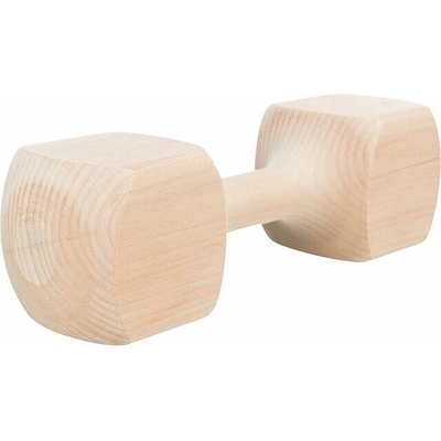 Wooden retrieving dumbbell, angular, 25 cm, approx. 650 g