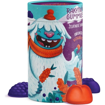 Himalyo Yetti Rakytník Gummies 60 želé bonbónov