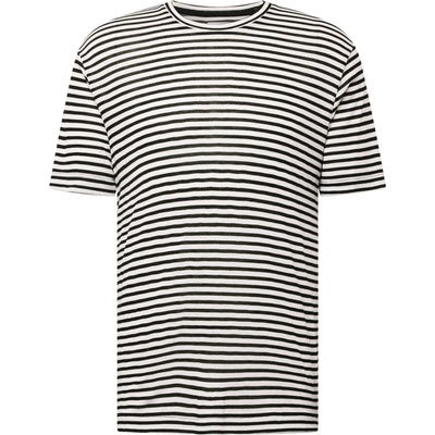 TOPMAN Тениска черно, бяло, размер xl