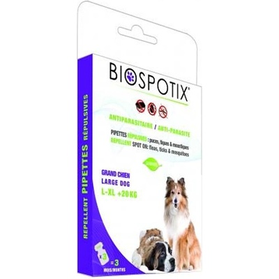 BIOGANCE BIOSPOTIX Spot-On L-XL - Натурална защита за големи кучета над 20 кг