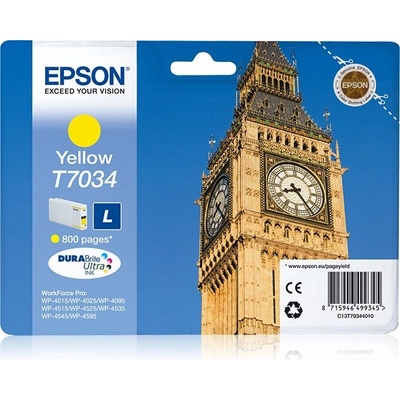 Epson Ink Cartridge L Yellow 0.8k (C13T70344010)