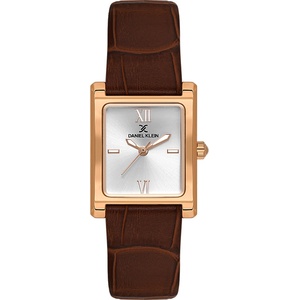 Daniel Klein DK. 1.14112-6 - Дамски часовник, Premium, Кварцов, 23x29.5mm, 3 ATM, Кафяв Часовници