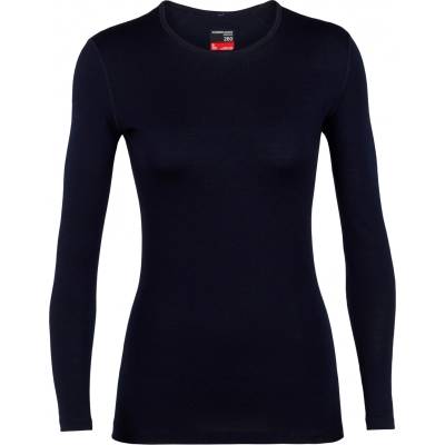 Icebreaker Дамско мериносово термобельо Icebreaker Women's 260 Tech L/S Crewe Merino base layer - Midnight Navy (115-0936-0313)