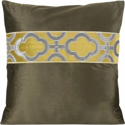 Takoy REINA LINE ODI zo zamatu s vyšívanou aplikáciou-HF-333201 45 x 45 cm