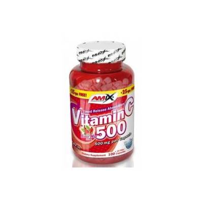 AMIX VITAMIN C 500 100+25 kapslí