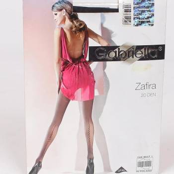 Image 1 of Чорапогащник в черно с ръб - 20 den