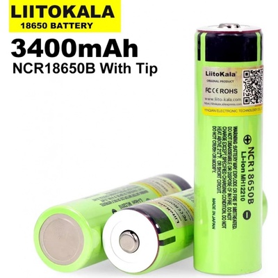 LiitoKala 18650 3400 mAh NCR18650B