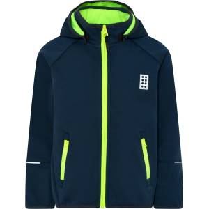 LEGO Детско софтшел яке LEGO Kid's Sky 764 Softshell Jacket - Navy / Yellow - размер 104 (EU) (703-3970-0215)