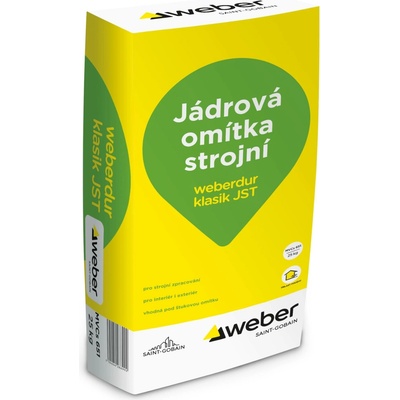 Weber.dur Klasik JST – jádrová omítka 1 mm - 25 kg balení 25 kg (ks)
